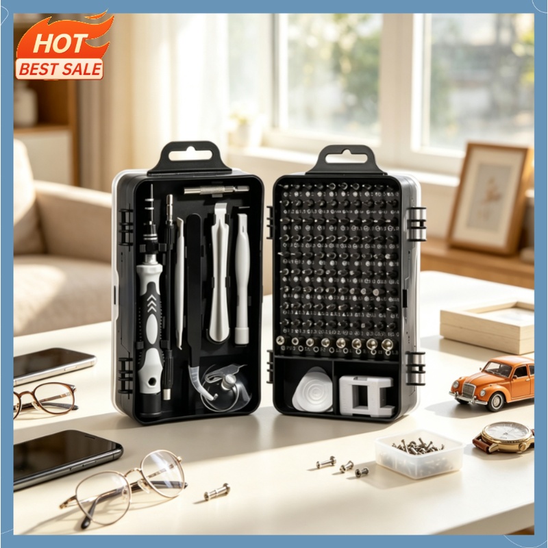 Micro Screwdriver Kit - 115'i 1 Arada Profesyonel Hassas Tornavida