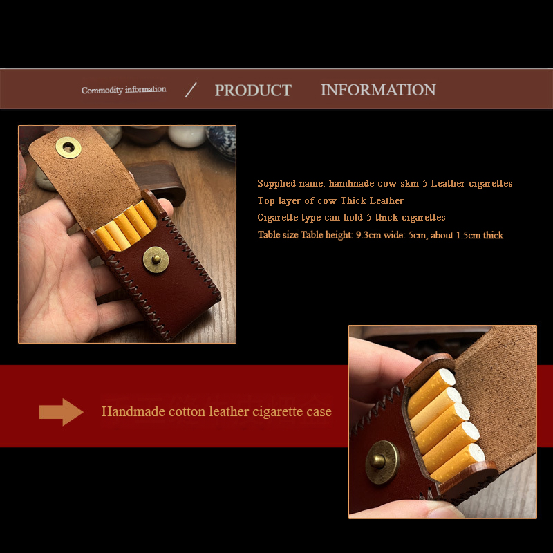 Yeni Deri Sigara Sigara Kılıfl - Lighter Insert Zippo incelemesi ve fiyatı