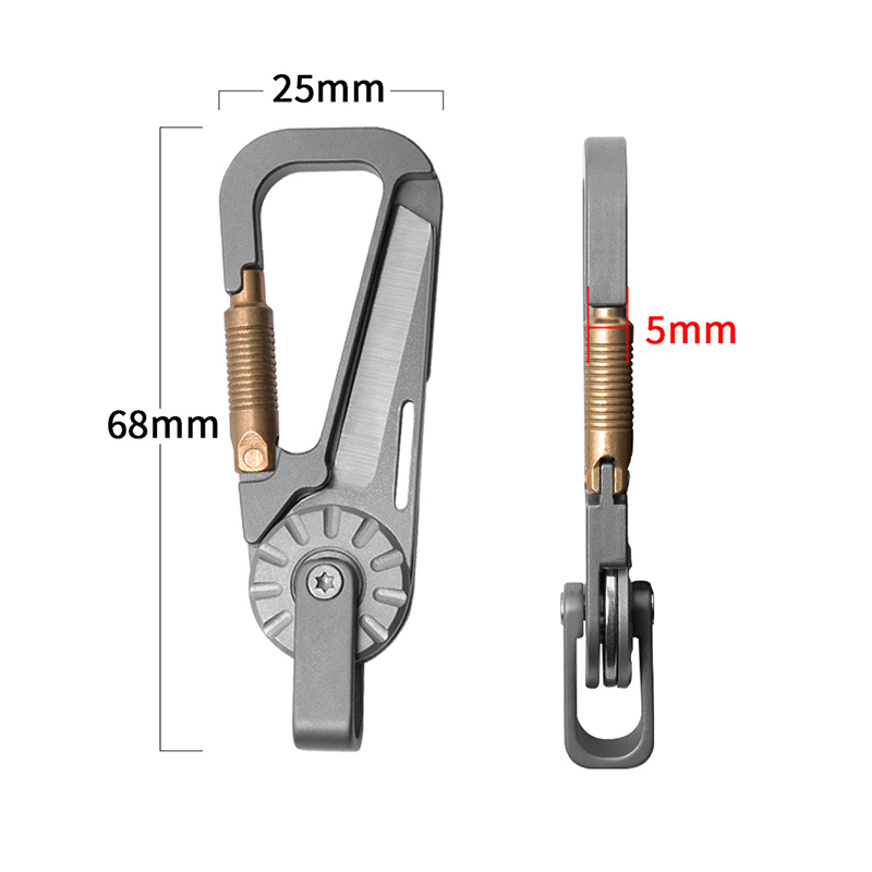 Erkekler için Titanyum Alaşıml - Edc Carry Essentials incelemesi ve fiyatı