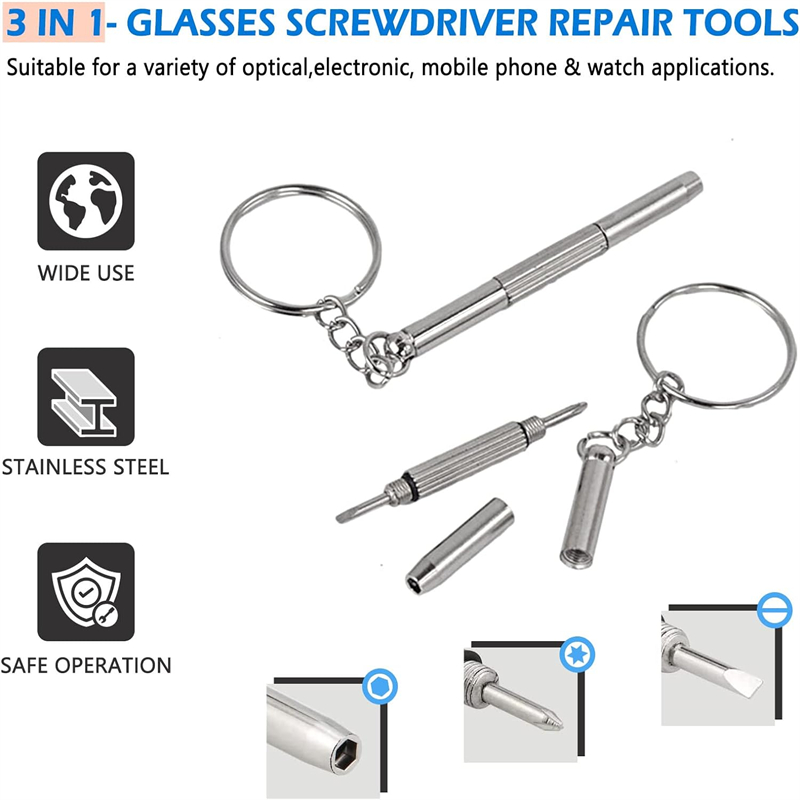 Mini El Gözlük Tornavidalar 3' - Micro Screwdriver Kit incelemesi ve fiyatı