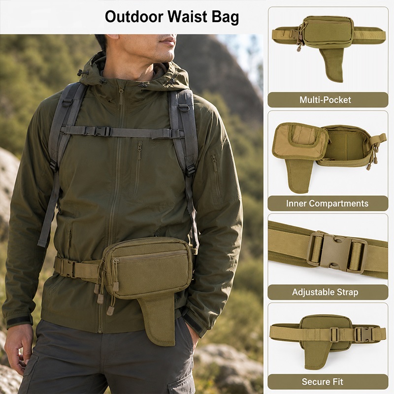 Çok fonksiyonlu Bel Çantası Na - Edc Concealed Carry Bag incelemesi ve fiyatı